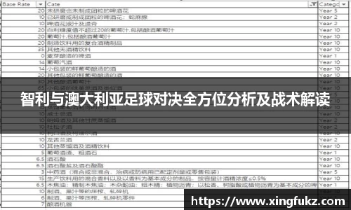 智利与澳大利亚足球对决全方位分析及战术解读